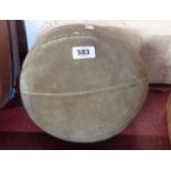 A vintage medicine ball