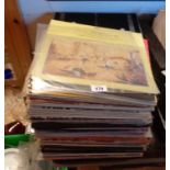 A large quantity of vintage vinyl LPs, mostly classical