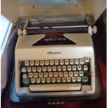 An Olympia portable typewriter