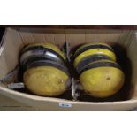Two pairs of Cibie "Super Oscar" rally car spot/head lamps with later yellow painted finish