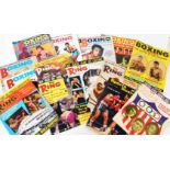 A collection of "Boxing Illustrated" magazines comprising 1967 and 1971 examples and "The Ring"