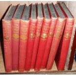 The Second Great War: 9 vols, red gilt cloth, 4to. Pub. Waverley