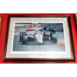 †Gerald Coulson: a framed signed limited edition coloured print, entitled Some Rookie!, depicting
