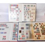 Three stock albums containing a collection of 20th Century GB and world stamps