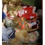 A collection of assorted collectors' dolls