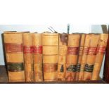 Law Journal 10 vols. 1890's to early 20th Century, all half bounds, spines perished