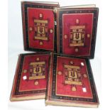 The Imperial Shakespeare 4 vols., folio with gilt red boards Pub. Virtue & Co. - spines worn, some