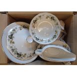 A Royal Doulton Larchmont pattern six place dinner service - fully listed