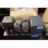 A mid 20th Century Quad II power amplifier with original valves and associated paperwork