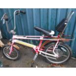 A vintage Raleigh Chopper Mark 3 bicycle - for restoration