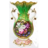 A 19th Century porcelain vase in the Coalport manner