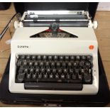 A vintage Olympia typewriter