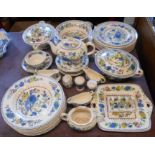 A quantity of Masons Ironstone Regency pattern tea and dinner ware including tureens, plates,