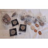 A collection of antique and later Great British and world coinage
