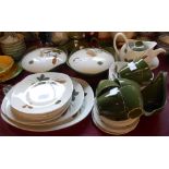 A Midwinter part dinner service including vegetable tureens, teapots, cups and saucers, gravy