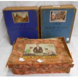 Two Chad Valley GWR jigsaw puzzles - sold with a Victory puzzle - all unchecked