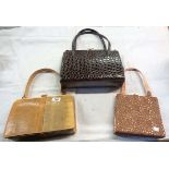 Three handbags comprising Waldy Bag, Mappin & Webb, and another