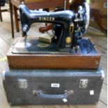 Singer sewing machine A vintage Singer sewing machine