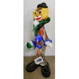 A Murano glass clown