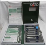 A boxed Kato N Gauge 10-1297 Eurostar set - fitted liner missing