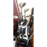 A set of Callaway Solaire golf clubs and PGA Collection 8 iron
