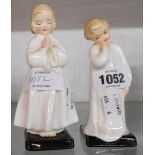 Two Royal Doulton figures HN 1978 Bedtime and HN 1985 Darling
