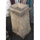 A square form chimney pot