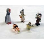 Assorted glass and china animals
