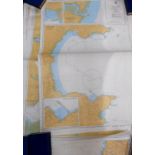 A collection of Westcountry admiralty nautical charts