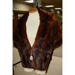 TWO FUR STOLES, the first believed to be Marmot with label for A S Solomon & Sons Furriers, the