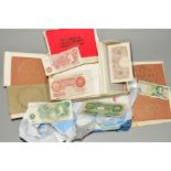 A PLASTIC TRAY AND BOX OF 20TH CENTURY COINAGE, to include GB and Northern Ireland year sets 1972-