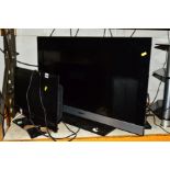 A SONY 32'' LCD TV together with a Toshiba 19'' LCD TV (two remotes) (2)