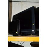 A PANASONIC 32'' LCD TV together with an Alba 16'' LCD TV (two remotes) (2)