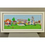 DYLAN IZAAK (BRITISH 1971) 'FAIR PLAY', a limited edition print of a fairground 44/195, signed