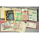 WORLDWIDE COLLECTION OF STAMPS, in eight albums (most small), Junior collections, etc
