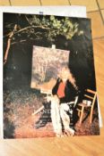 ROBERT LENKIEWICZ, a signed poster for the landscape paintings exhibition held at the Barbican in