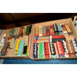 A QUANTITY OF UNBOXED AND ASSORTED CORGI CLASSICS TRUCK MODELS, includes a number of rebuilt and