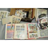 DUPLICATED GREAT BRITAIN STAMPS, mainly QEII, mainly used stamps in seven stockbooks and loose in