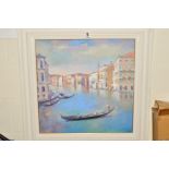 WILL KEMP (BRITISH 1977), 'Canal Reflections, Venice VI', an impressionist Venetian scene, signed