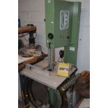 AN ELEKTRA BECKUM 240V TYP BAS 450 WN BANDSAW and scheppach roller stand (2)