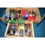 A QUANTITY OF BOXED AND UNBOXED MODERN DIECAST CAR MODELS, to include Corgi Vanguards, Oxford