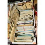 A COLLECTION OF POSTCARDS, AND GREETINGS CARDS, mostly topographical, France etc