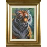 ROLF HARRIS (AUSTRALIAN 1930) 'TIGER IN THE SUN' a limited edition print on board 4/195, signed