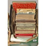 A BOX OF PHOTOGRAPH ALBUMS, LOOSE PHOTOGRAPHS AND AUTOGRAPHS, some relating to nursing