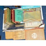 A BOX OF BOOKS, including 'The Rubaiyat of Omar Khayyam', published Leopold B.Hill, leather bound (