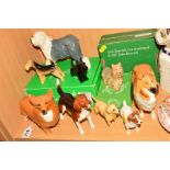 NINE BESWICK DOGS, 'Corgi' No1299B, Collie 'Lochinvar of Ladypark' No1791, Beagle 'Wendover Billy'