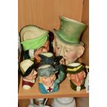 FIVE ROYAL DOULTON CHARACTER JUGS, 'Regency Beau' D6562, 'St George' D6618, 'Rip Van Winkle'