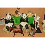 SEVEN BESWICK/ROYAL DOULTON FIGURES, comprising Beswick boxed 'Woodmouse' No3399, boxed 'Harvest