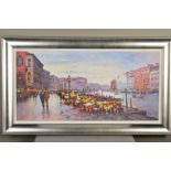 HENDERSON CISZ (BRAZIL 1960) 'AFTERNOON IN VENICE', a Venetian market scene, limited edition print