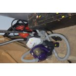 A VAX PERFORMANCE VACUUM together with a Zanussi compact power vacuum, man power pressure wash,